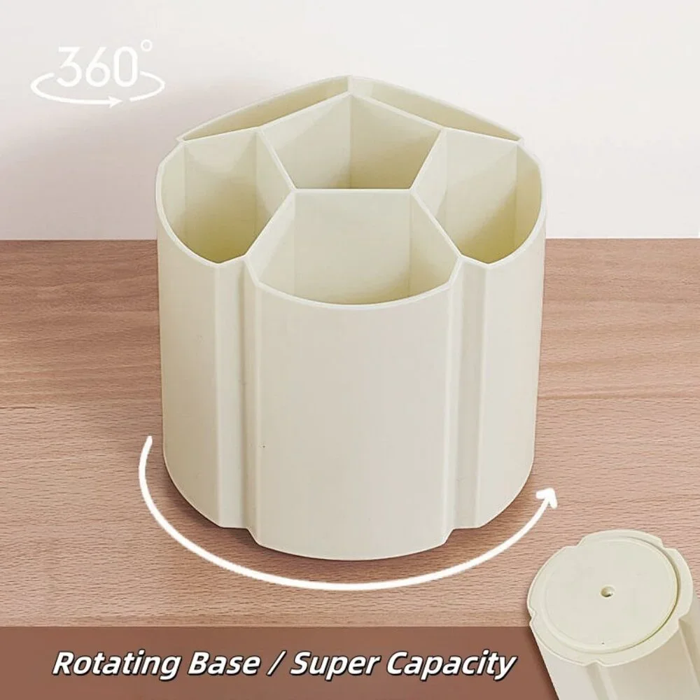 Pencil Pen Holder for Desk 360 Degree Rotating Desk Organizer